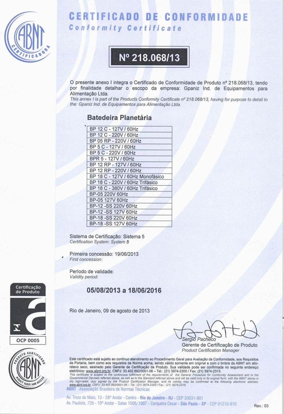 CERTIFICADO DE