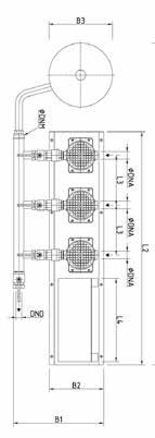 PRESSURIZAÇÃO I PRESSURIZATION Centrais idropneumáticas I Booster Sets AQUA Master 2 x BMV 3 x BMV O Potência unitária Unit Power (kw) Intensidade nom.