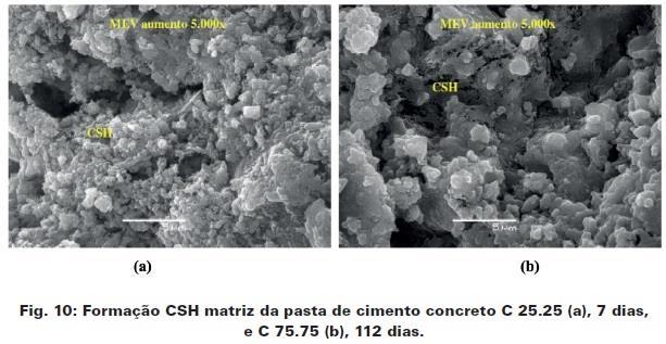 Microestrutura do concreto O C-S-H é um material frágil com baixa resistência à tração.