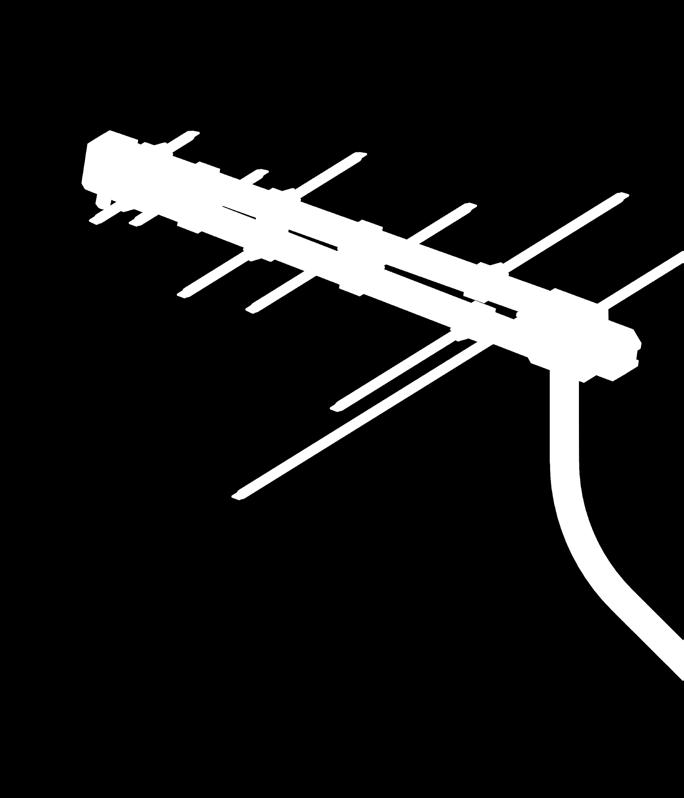 Embalagem SUPER COMPACTA Características: Acompanha mastro articulado e cabo coaxial de 12m Antena 4 em 1: opera com sinais VHF, FM, UHF e HDTV Antena compacta, menor volume do mecado Design inovador