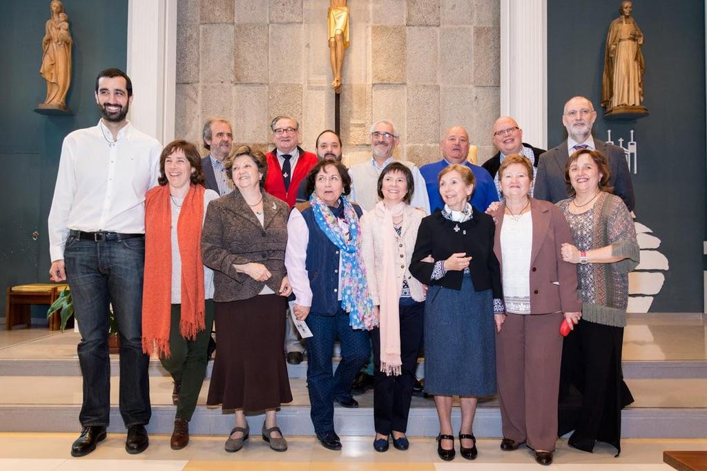 VINCULAÇÃO LAICAL AO CARISMA MARISTA NA PROVÍNCIA IBÉRICA Segunda celebração No domingo, 3 de abril de 2016, na capela da Casa de Convivência de Lardero, aconteceu a segunda celebração de vinculação