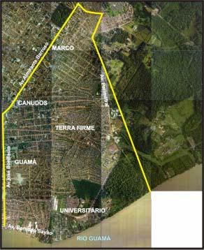 Figura 01 Mapa de localização da bacia do Tucunduba.