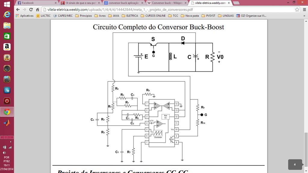 Conversor BUCK-BOOST O que um conversor Boost? um circuito eletr nico utilizado para converter uma tens o cc (corrente cont nua) em outra tens o cc valor maior que a. Quais s o suas aplica es?