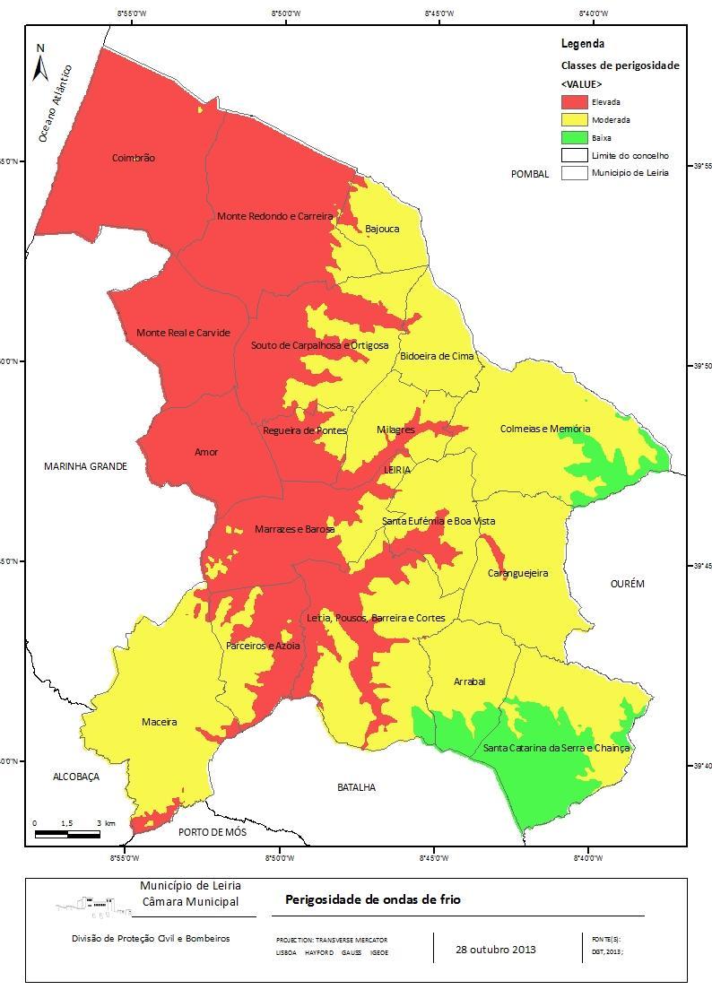 Figura 50- Mapa de Perigsidade de Ondas