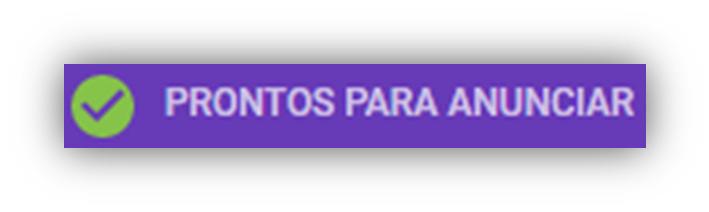 Não existe nenhuma pendência o anúncio pode ser publicado imediatamente.