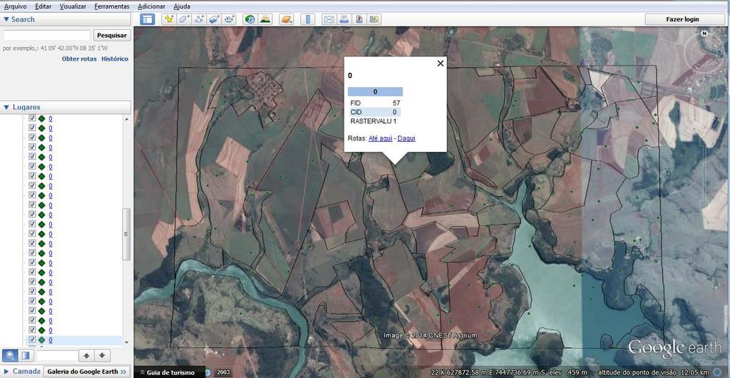 24/35 Verificação da realidade: tomando como base o Google Earth