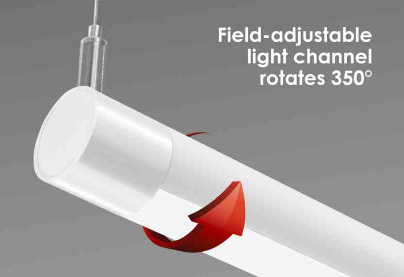 LUMINÁRIA DE TETO ARCD ILUMINAÇÃO DIRETA ARCD, DIRETA, ALUMÍNIO EXTRUDADO, DIFUSOR DE ACRÍLICO