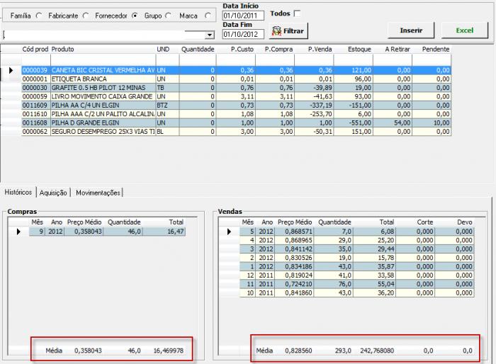 Estoque por lote - GRADE No sistema Super Business é possível realizar o estoque por lote, através de grades, facilitando o controle dos produtos para o