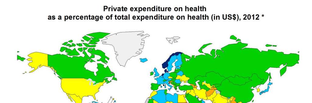 País % gasto privado Austrália 33,09 Brasil 53,58