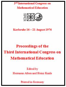 matemática na Educação Matemática no ICME-3 na Alemanha.