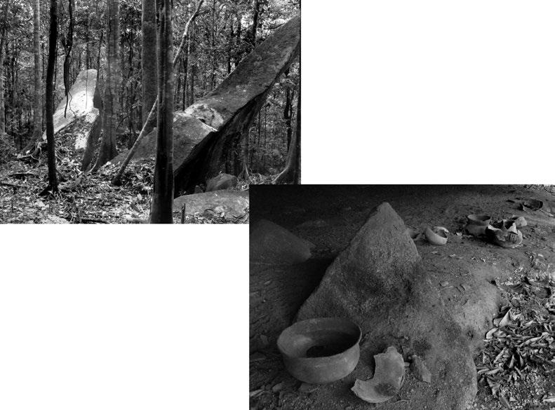54 As escavações no sítio AP-CA-18 indicam que ele é formado por um palimpsesto de diferentes tipos de eventos ocorridos dentro do recinto megalítico.