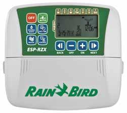 Controladores ESP-RZX Continuação Especificações operacionais Tempo de irrigação por estação: 0 a 199 min Ajuste saestaçãol: -90% a +100% Programação independente por estação 6 horas de arranque por