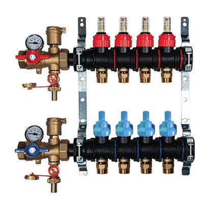 98 COLETORES, CAIXAS E OUTROS COMPONENTES PARA PAVIMENTO RADIANTE R553FP R553FP002 DN32 x 3/4 E /2 49,80 - R553FP003 DN32 x 3/4 E /3 76,40 - R553FP004 DN32 x 3/4 E /4 99,36 - R553FP005 DN32 x 3/4 E