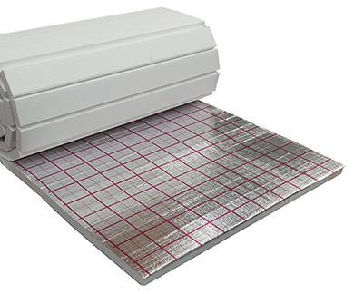 tubagem na diagonal R882A CÓDIGO MEDIDA /m² R882AY002 h30-0 - R882AY003 h40-0 - Placa isolante pré-formada para pavimento radiante.