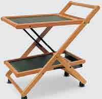 Carro Bar com Tampo MDF Bar Serving Cart with MDF on