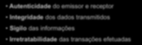 Certificado digital É o instrumento virtual que garante a identificação das partes envolvidas numa comunicação e o transporte seguro das mensagens por meio eletrônico.