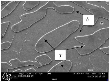 Em estudo com liga fundida de aço inoxidável super duplex ASTM A890 Grau 6, Martins (54) notou que em temperaturas entre 720 C e 1060 C ocorreu a precipitação de fase sigma para o material estudado,