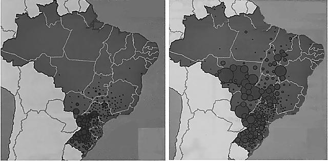 a) Qual é a região com menor número de estabelecimentos da agricultura familiar? Justifique: b) Em quais regiões o tamanho médio das propriedades familiares é maior?