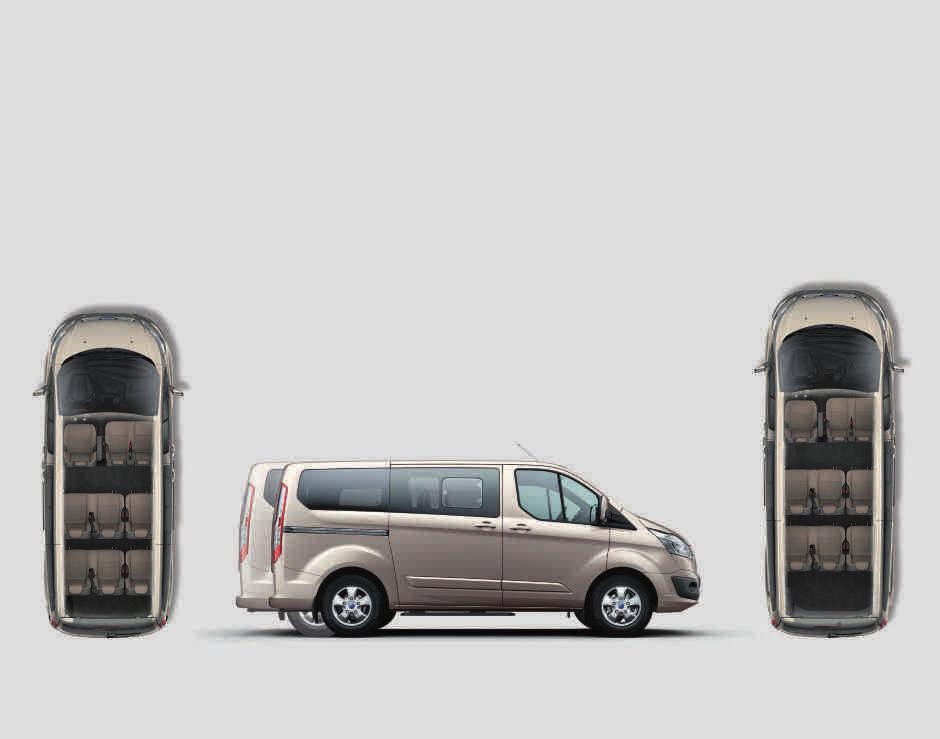 A gama Tourneo Custom. O Tourneo Custom é o mais versátil dos veículos para transportar pessoas.