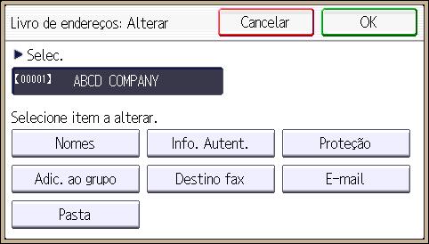 Procedimento Básico Para Utilizar a Função Scan to Folder [AB], [CD], [EF], [GH], [IJK], [LMN], [OPQ], [RST], [UVW], [XYZ], [1] a [10]: Adicionado à lista de itens no título selecionado.