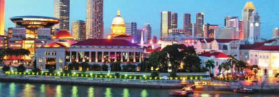 Continuação para Merlion Park para disfrutar das impressionantes vistas sobre Marina Bay. Visita ao templo Thian Hock Keng, um dos templos budistas mais antigos de Cingapura, visita a Chinatown a pé.