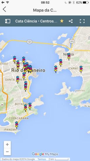 ciência do Estado do RJ, até o momento são 52 locais para