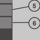SubC é visualizado se estiver seleccionado um subcanal. Se houver um subcanal al disponível, mas não estiver seleccionado, é mostrada uma seta. al rig Liga.