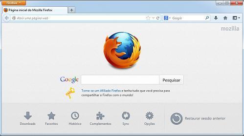 2. Mozilla Firefox Para dar início ao processo de baixa e gravação do certificado, abra o navegador Mozilla Firefox.