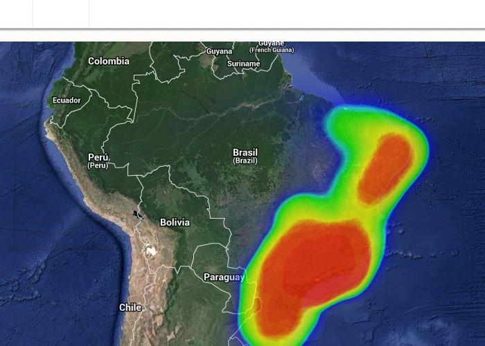 resultados do KDE rodado em GPU