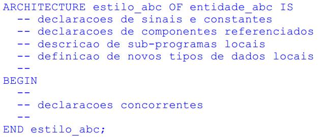 VHDL: Primeiro Contato Library IEEE; Use IEEE.