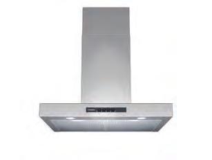 Exaustor Campânula de parede, 60 cm LC66BA521, iq100 Inox Design Tipo de instalação Box design Para instalar na parede sobre a placa Opcionalmente para saída ou recirculação de ar Para funcionamento