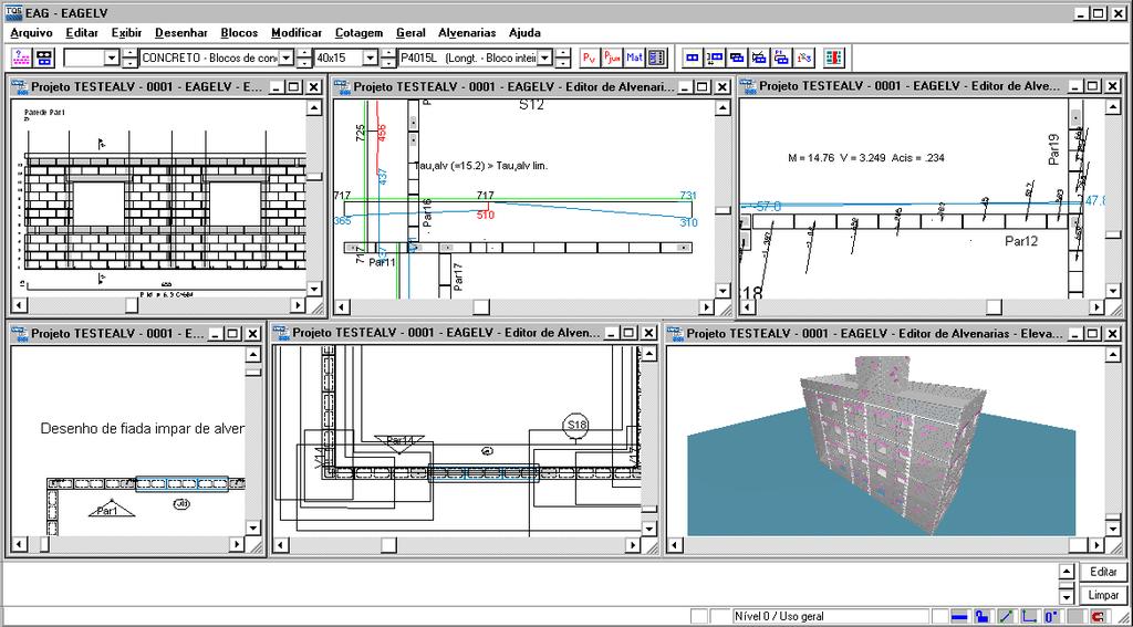 CAD/TQS Projeto Estrutural de Edifícios de Concreto Armado,