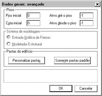 16 CAD/Alvest Manual III - Comandos e Funções Pasta principal do edifício, onde estão os arquivo de critérios de projetos, comuns a todos os pavimentos.