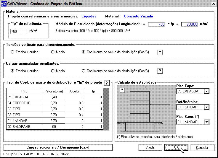 34 CAD/Alvest Manual III - Comandos e Funções Na seqüência escolha