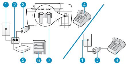 6. Agora você precisa decidir como deseja que o dispositivo atenda as chamadas, de forma automática ou manual: Se configurar a impressora para atender as chamadas automaticamente, ela atenderá todas