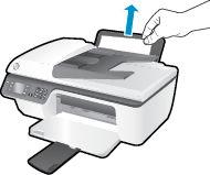 Remover congestionamento de papel Siga estas instruções para remover um congestionamento de papel. Para eliminar um congestionamento de papel pela bandeja de entrada 1.