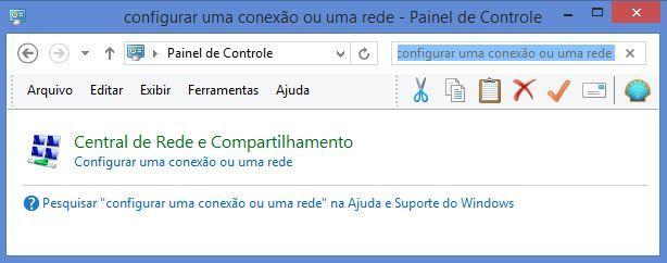 Windows 8 Ative o Wifi do seu dispositivo e siga as instruções abaixo: Vá no