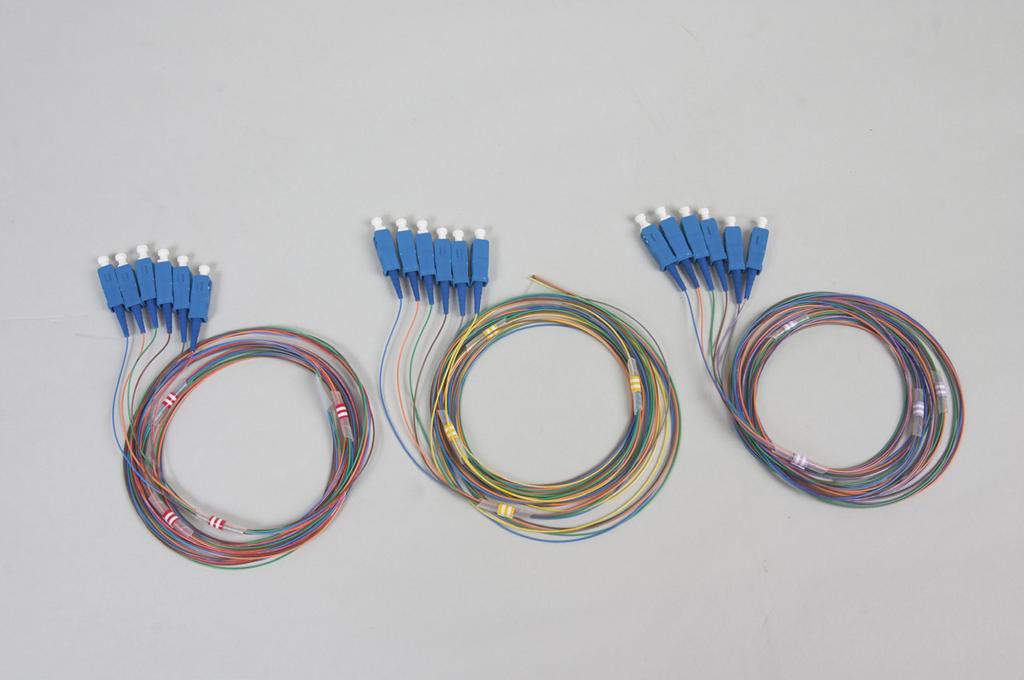 Fiber Termination FT126SC2M 12 Fiber Pigtails FT12SFA2M FC-APC / 12 Fiber 900um Pigtail / Singlemode / 2 meter FT12SLC2M LC / 12 Fiber 900um Pigtail / Singlemode / 2 meter FT12SSC2M SC / 12 Fiber