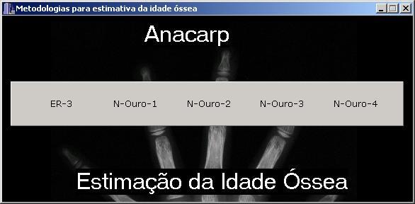 br), [14] de pacientes do sexo masculino e feminino e com idades entre 6 e 16 anos, juntamente com seus respectivos laudos médicos, que foram obtidos utilizando os métodos de G&P, E&R, T&W.