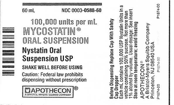 000 unidades de nistatina VO a um paciente com candidíase oral.