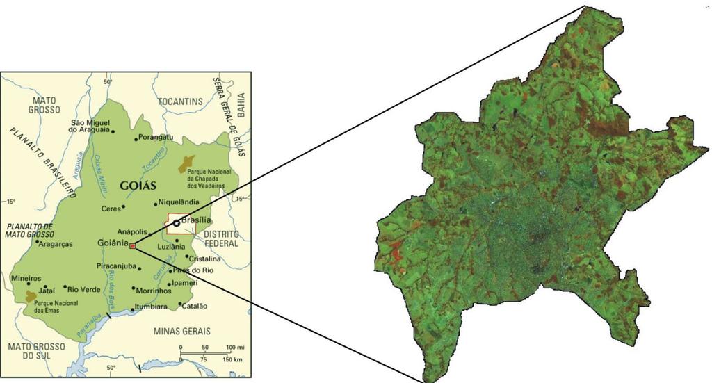 faixas espectrais do vermelho e infravermelho próximo do espectro eletromagnético.