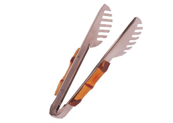 TALHERES - AÇO / BAMBU NATURAL Gt001017 PEGADOR MASSA - 21 CM GT001016 CJ TALHER SALADA - 26,5 CM GT001014 CONCHA