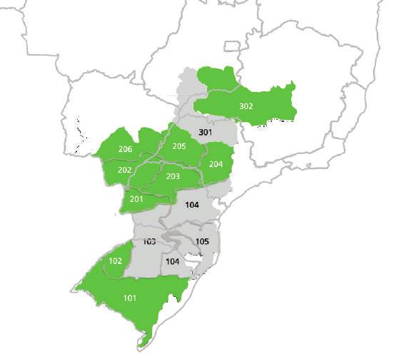 PONTOS FORTES Alta estabilidade. Ampla adaptação geográfica. Excelente engalhamento. Excelente sanidade foliar.