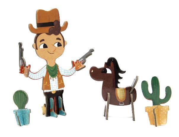 Personagens 3D Brinquedos de Papelão Krooom