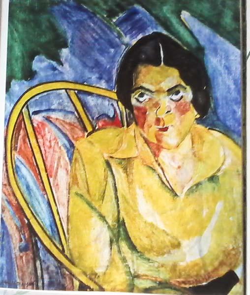 No Brasil, em 1917, a artista associa essa liberdade de compor com formas à crítica nacionalista aos modelos importados de representação.