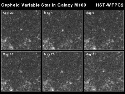 Evolução Estrelas variáveis intrísecas: Cefeidas Grande massa e luminosidade ( 10 3-10 4 L ) Período entre 1 e 70 dias Variação entre 0,1 e 2,0 magnitudes Forte correlação entre período e