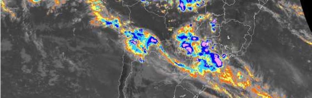 máximas intensidades nos dias 10/02, 12/03 e 13/03, acompanhado de ventos de até 60 km/h, como pode se ver visto