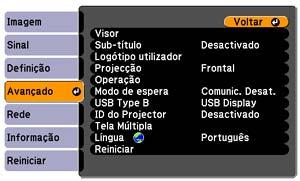 Operação do controle remoto Tarefas relacionadas Ajuste da altura da imagem Correção da forma da imagem com os botões Keystone Uso do controle remoto como um ponteiro de apresentação Controle do