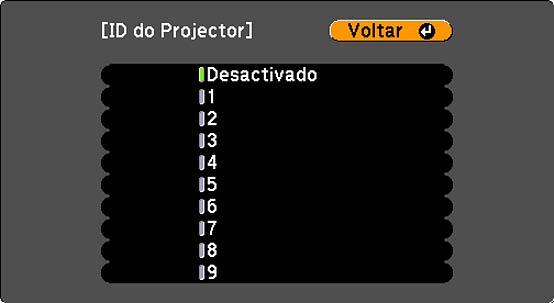 Cuidado: Deixe pelo menos 60 cm de espaço entre os projetores para evitar que eles superaqueçam.