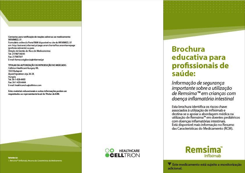 Anexo III Brochura Educativa Fonte: HeatlhCare Celltrion.